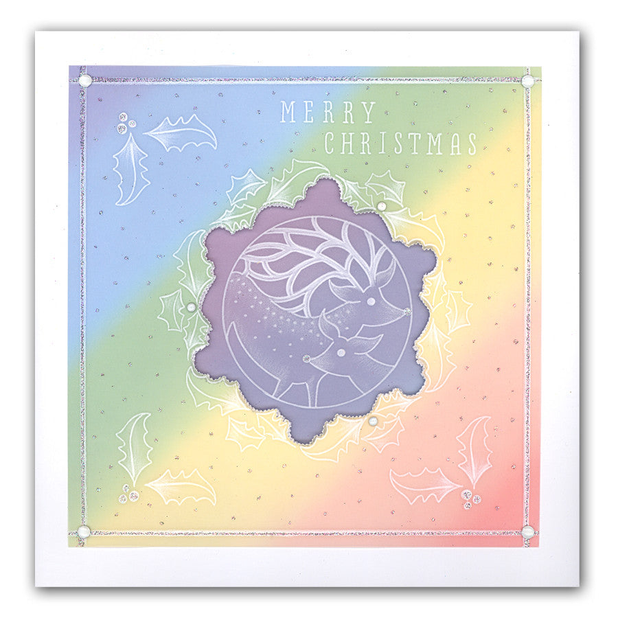 Deer Round A5 Square Groovi Plate