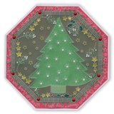 During this Christmas Verses A5 Square Groovi Plate Set