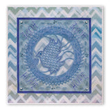 During this Christmas Verse No. 2 - Dove A5 Square Groovi Plate