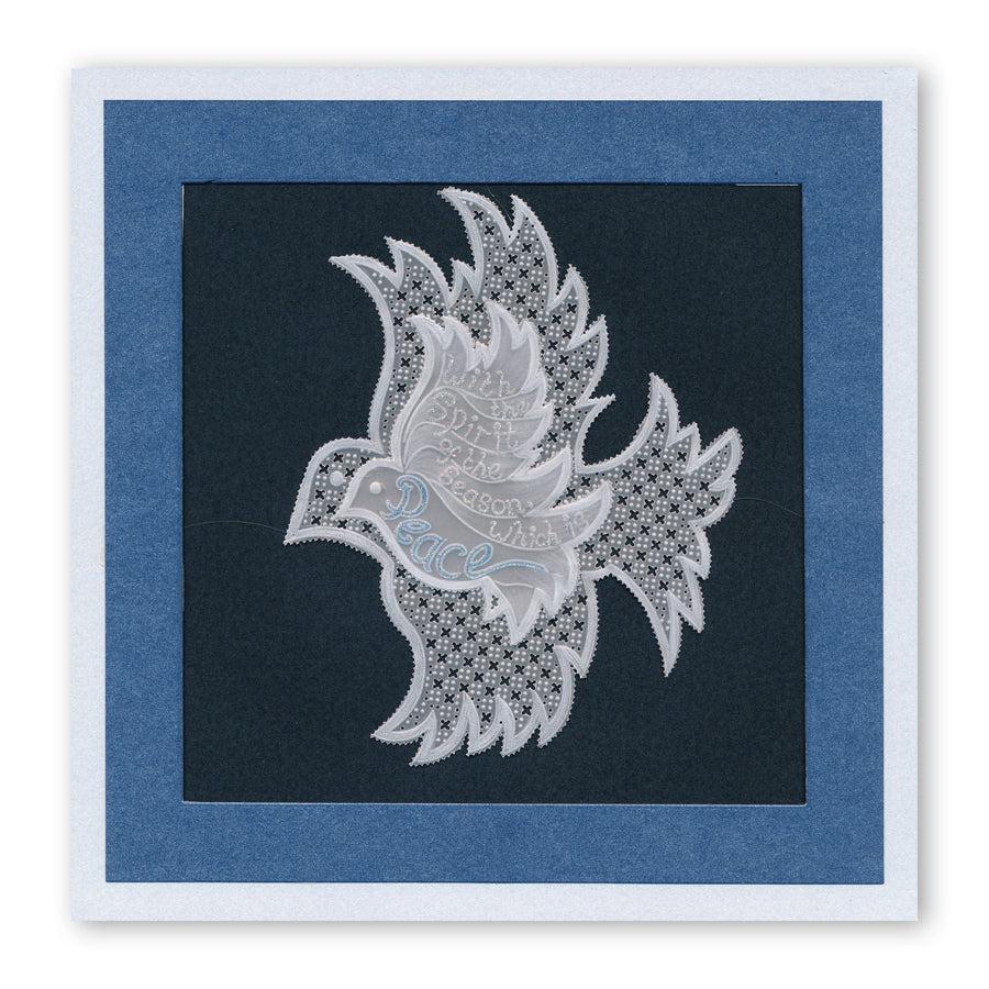 During this Christmas Verses A5 Square Groovi Plate Set