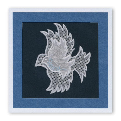 During this Christmas Verses A5 Square Groovi Plate Set