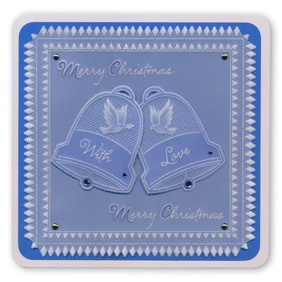 During this Christmas Verses A5 Square Groovi Plate Set