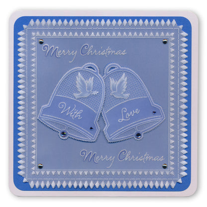 During this Christmas Verse No. 3 - Bell A5 Square Groovi Plate