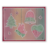 During this Christmas Verse No. 3 - Bell A5 Square Groovi Plate