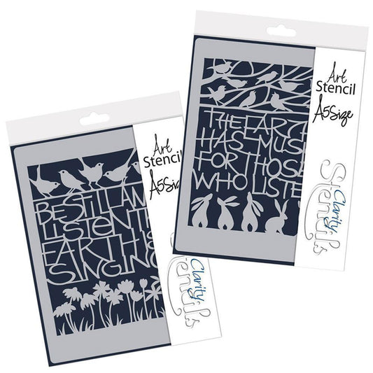 The Earth Has Music A5 Stencil Duo