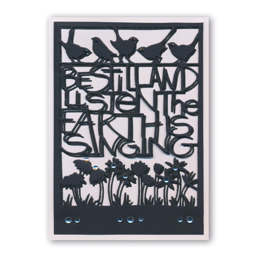 Be Still & Listen Aperture Clarity Fresh Cut Die