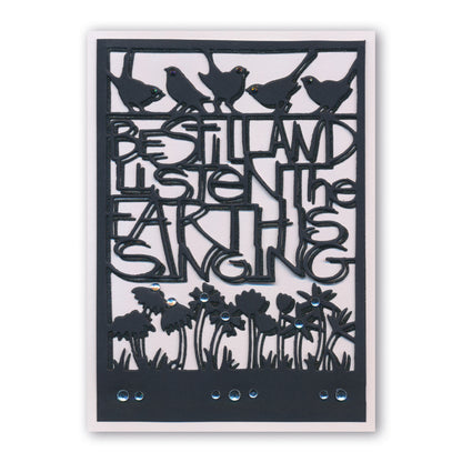 Be Still & Listen Aperture Clarity Fresh Cut Die