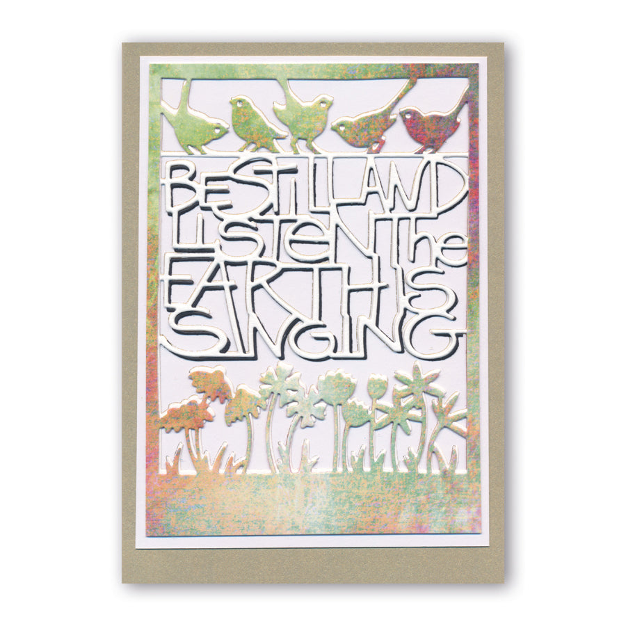 Be Still & Listen Aperture Clarity Fresh Cut Die