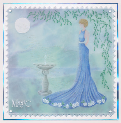 Barbara's Elegant Ladies - Elegance A5 Square Groovi Plate