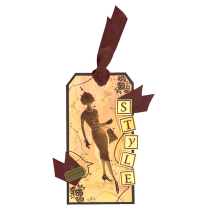 Elegant Ladies 3 7" x 7" Stencil