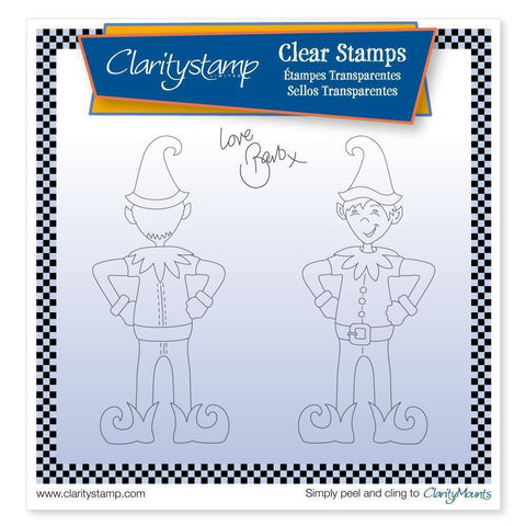 Elvis the Clarity Elf A5 Square Stamp Set
