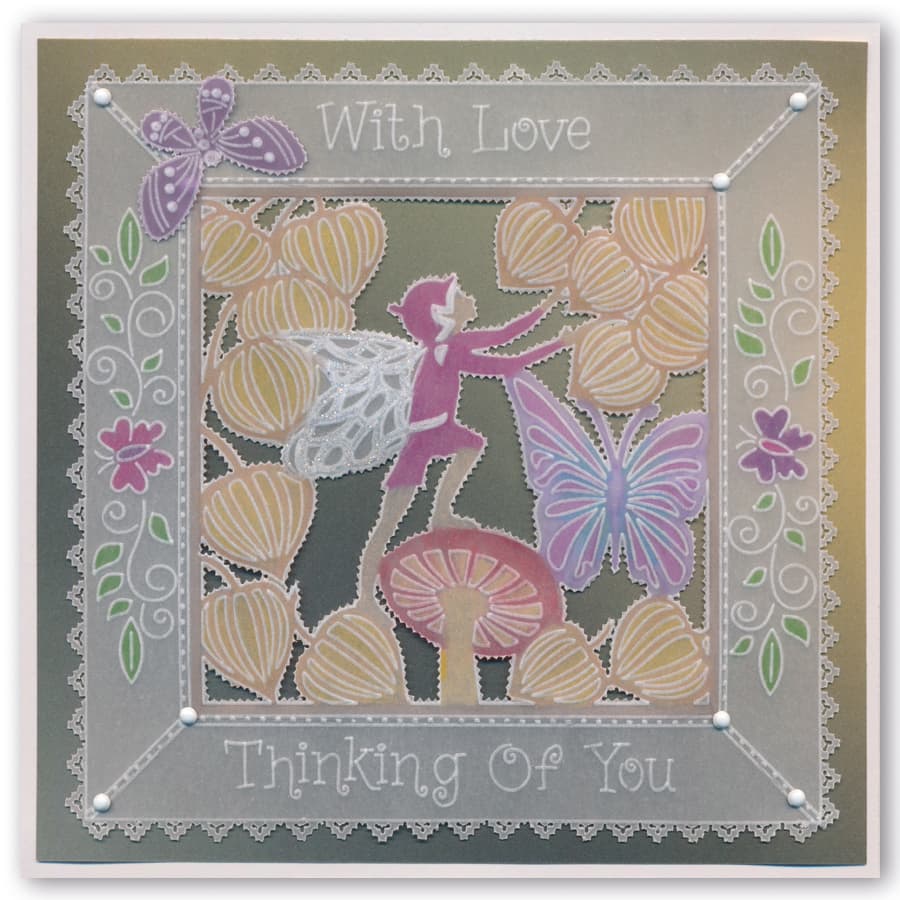 Fairies Quartet A6 Square Groovi Plate Collection