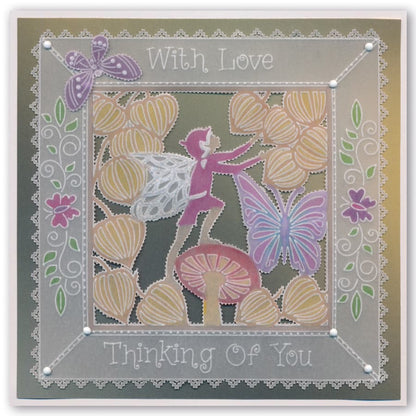 Fairies Quartet A6 Square Groovi Plate Collection