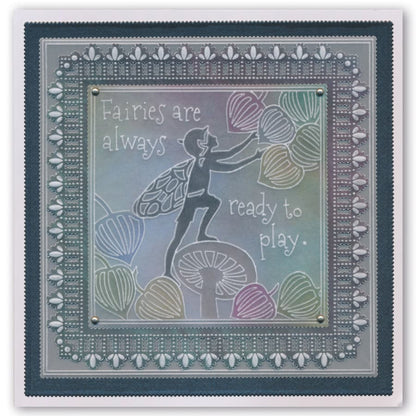 Dewdrop Fairy A6 Square Groovi Baby Plate