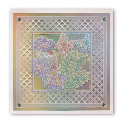 Leafwing Fairy A6 Square Groovi Baby Plate