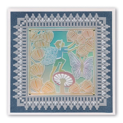 Dewdrop Fairy A6 Square Groovi Baby Plate