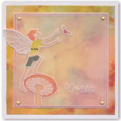 Dewdrop Fairy A6 Square Groovi Baby Plate