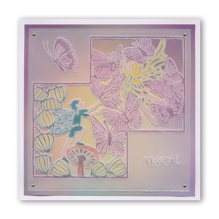 Dewdrop Fairy A6 Square Groovi Baby Plate