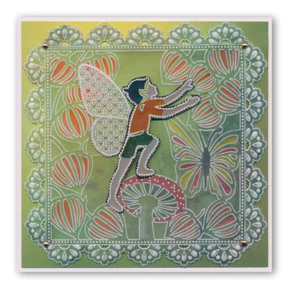 Dewdrop Fairy A6 Square Groovi Baby Plate