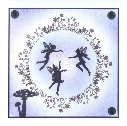 Wee Folk 3 Fairies Stamp Set