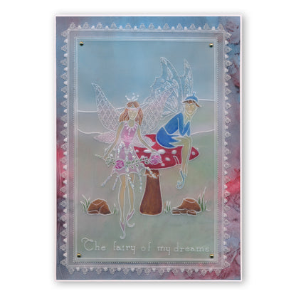 Fairies & Spacer A6 Groovi Plate Set