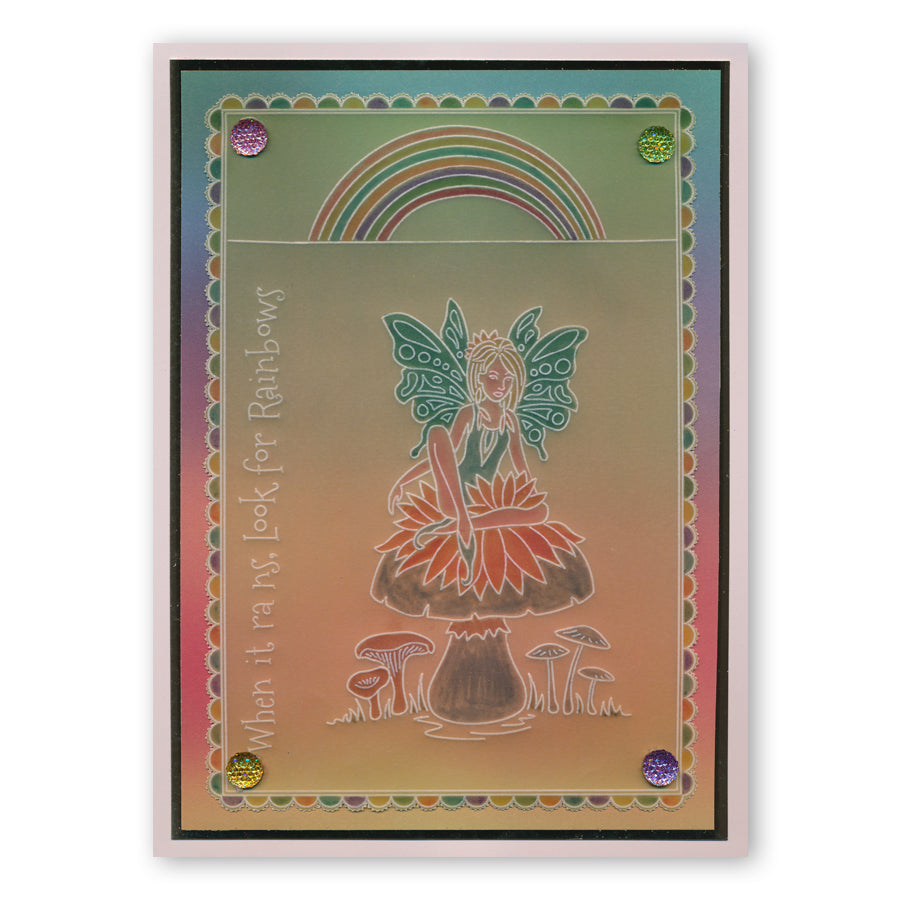 Fairies & Spacer A6 Groovi Plate Set