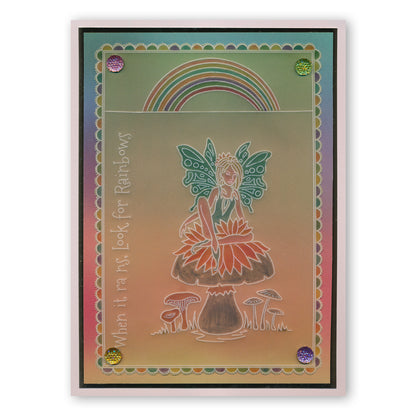 Fairies & Spacer A6 Groovi Plate Set