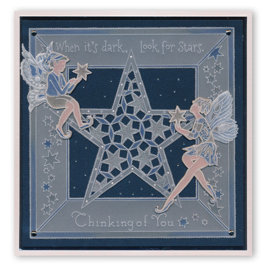 Fairies & Spacer A6 Groovi Plate Set