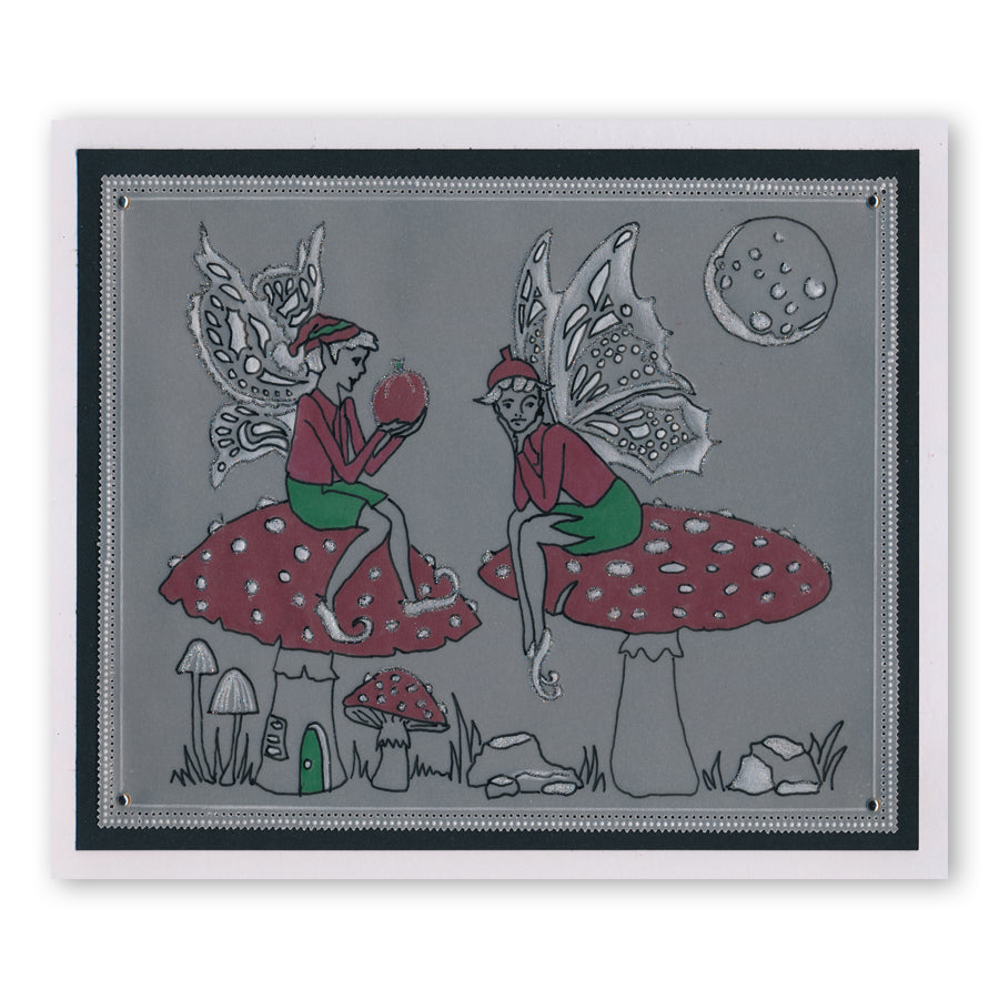 Fairies & Spacer A6 Groovi Plate Set
