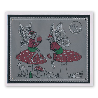 Fairies & Spacer A6 Groovi Plate Set