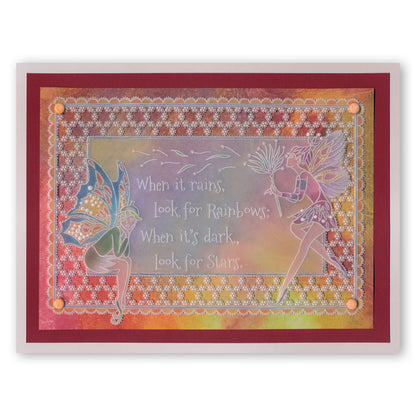 Rainbows & Stars Groovi Spacer Plate