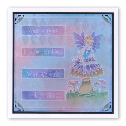 Fairies & Spacer A6 Groovi Plate Set