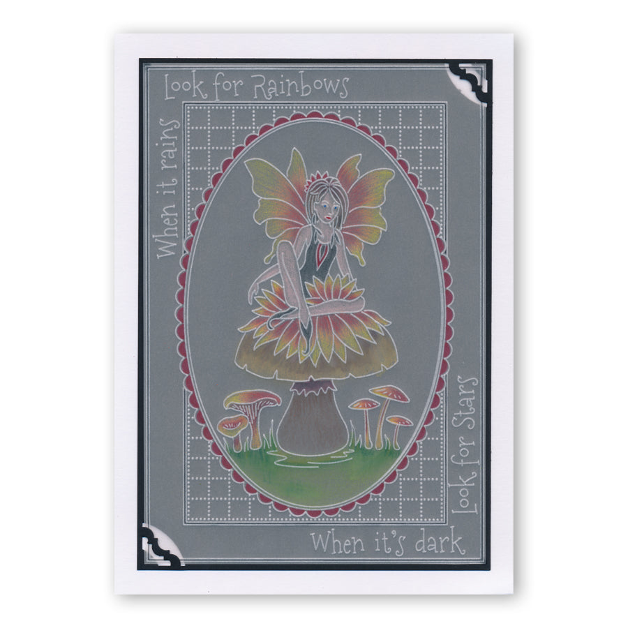 Fairies & Spacer A6 Groovi Plate Set