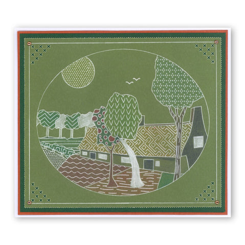 Farmhouse & Textures A5 Square Groovi Plate Set