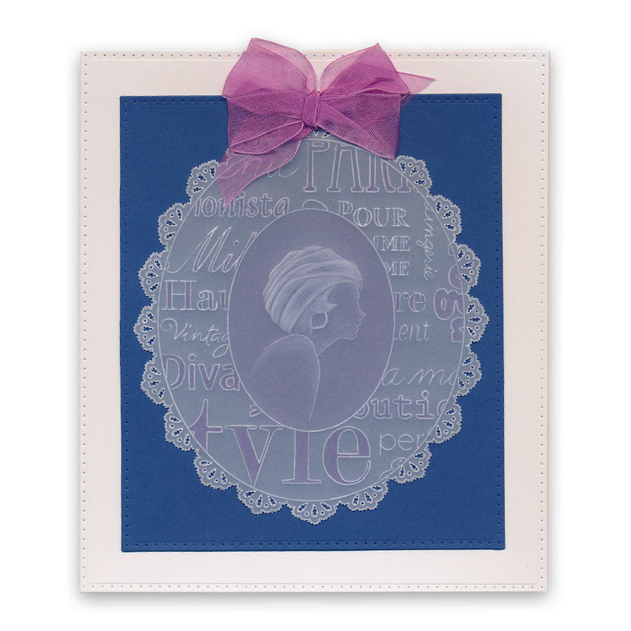 Fashion Phrases A5 Square Groovi Plate