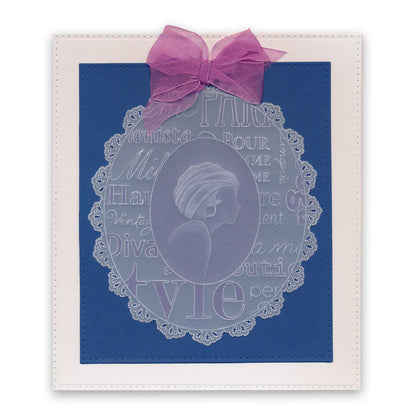 Fashion Phrases A5 Square Groovi Plate