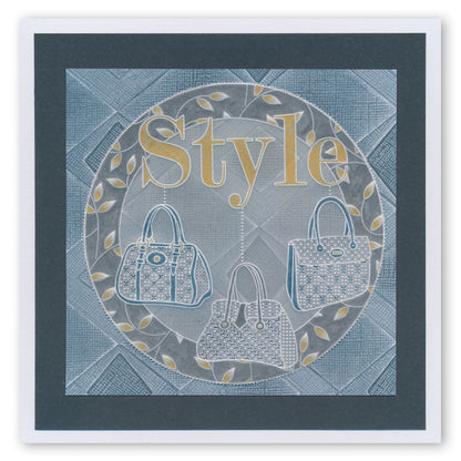 Fashion Phrases A5 Square Groovi Plate
