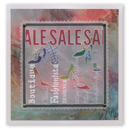 Fashion Phrases & Elegant Expressions A5 Square Groovi Plate Set