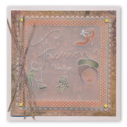 Fashion Phrases & Elegant Expressions A5 Square Groovi Plate Set