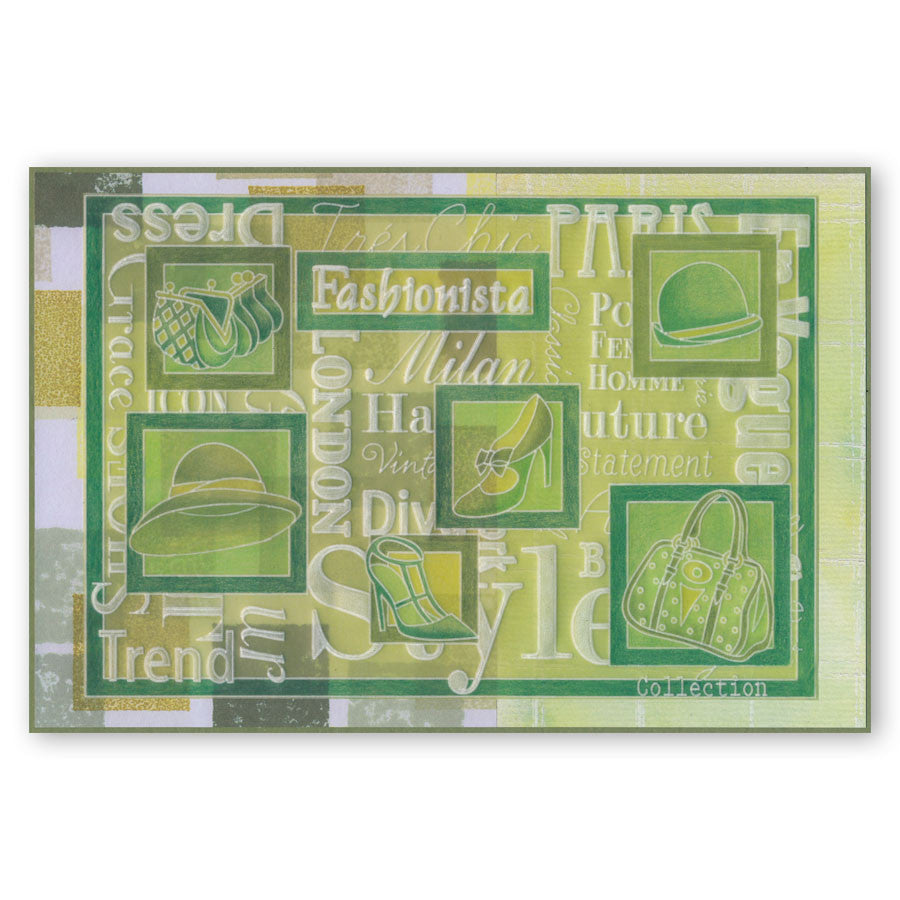 Elegant Expressions A5 Square Groovi Plate