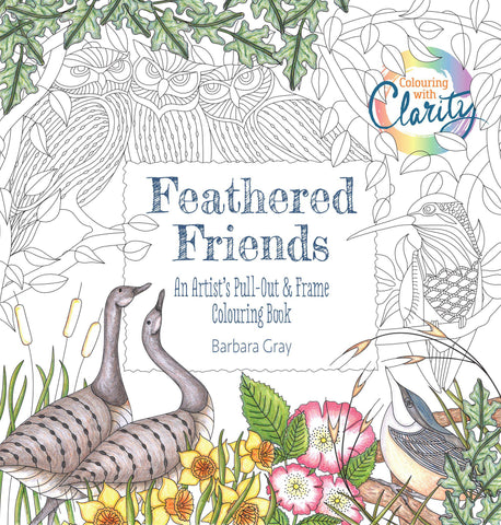 Colouring With Clarity - Feathered Friends Colouring Book