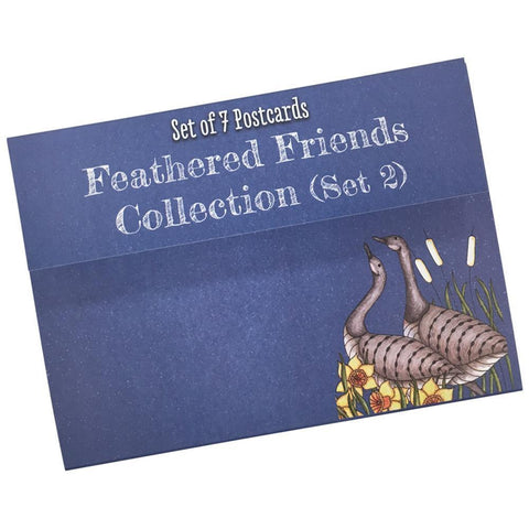 Colouring Postcards - Feathered Friends Collection Set 2