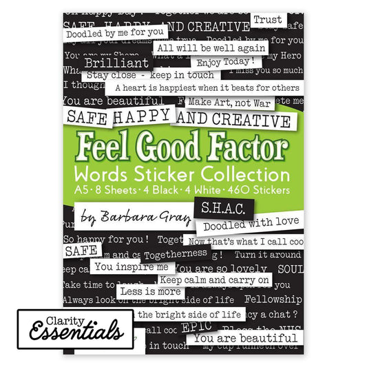 Feel Good Factor Words Sticker Collection