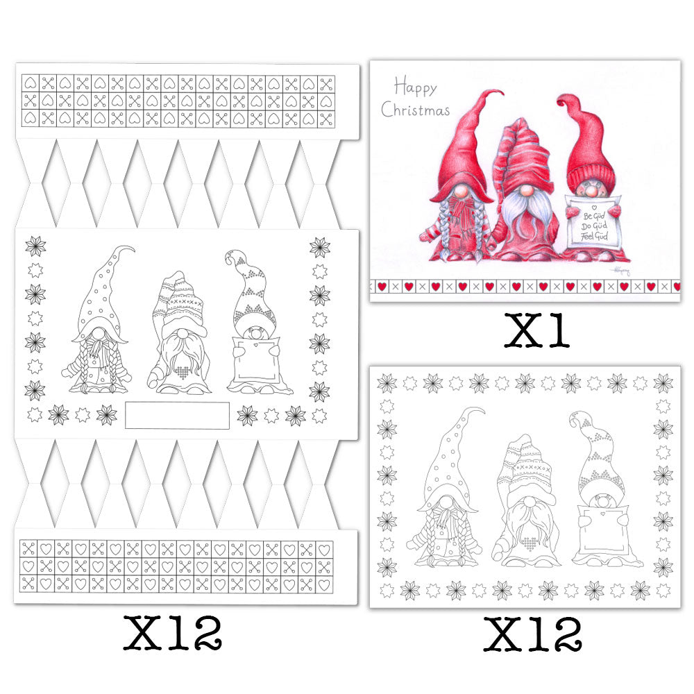 Feel Güd Gnomes Postcard & Crackers Bundle