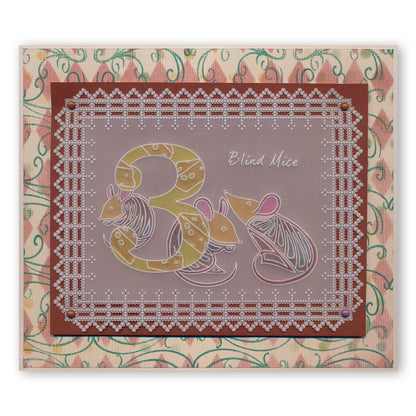 Mice A6 Square Groovi Baby Plate