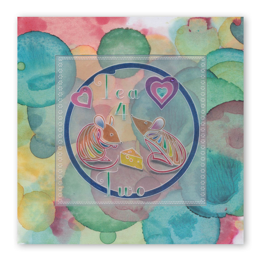 Mice A6 Square Groovi Baby Plate