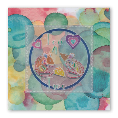 Mice A6 Square Groovi Baby Plate