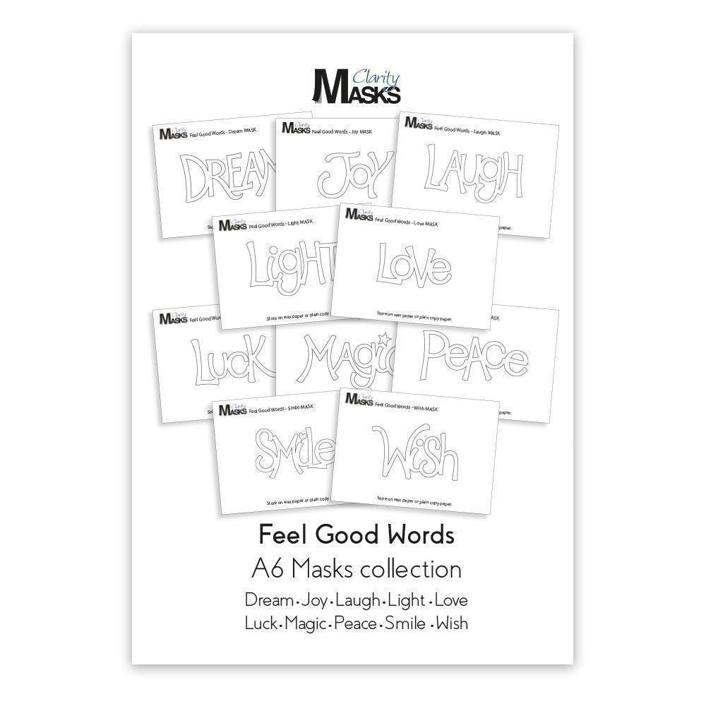 Feel Good Words A6 Mask Set