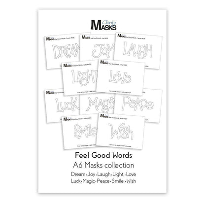 Feel Good Words A6 Mask Set