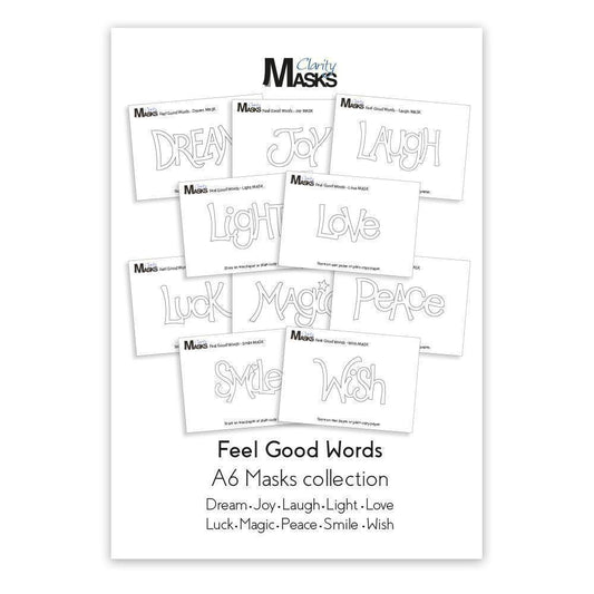 Feel Good Words A6 Mask Set